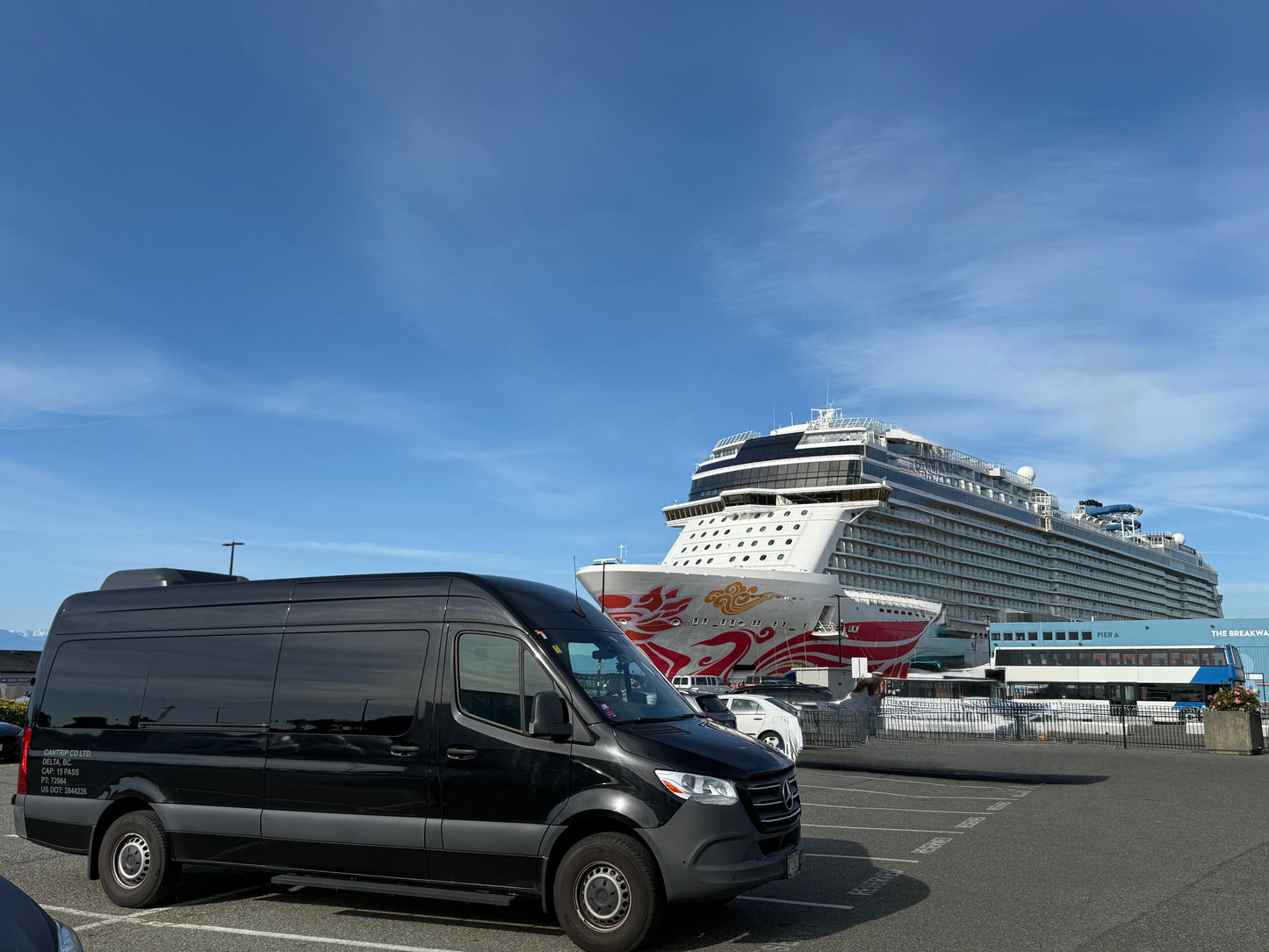 Vancouver Airport (YVR) = Downtown Seattle (Cruise Port)